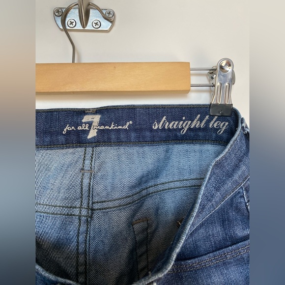 7FAM Straight Leg Jeans Size 26 - Picture 8 of 9
